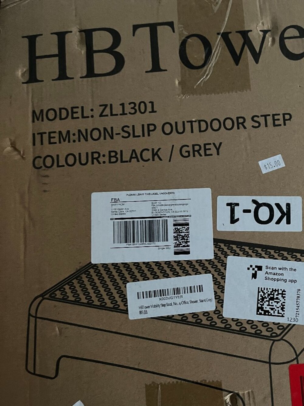 Non Slip Outdoor Step by HBTower